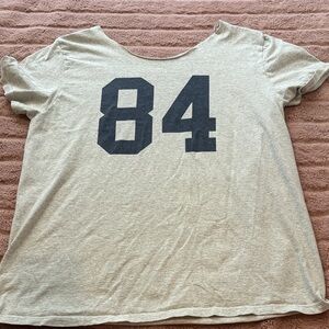Brandy Melville oversized t-shirt w/ cut neck (size OS)